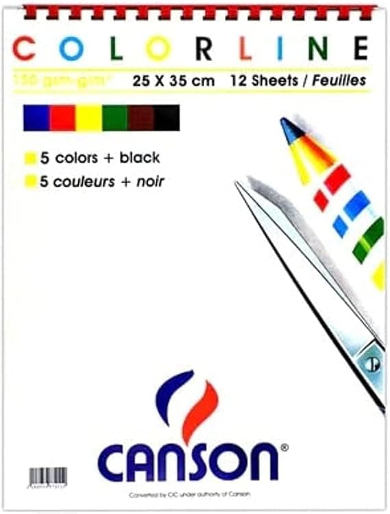 اسكتش كانسون ملون مقاس 25 × 35 سم