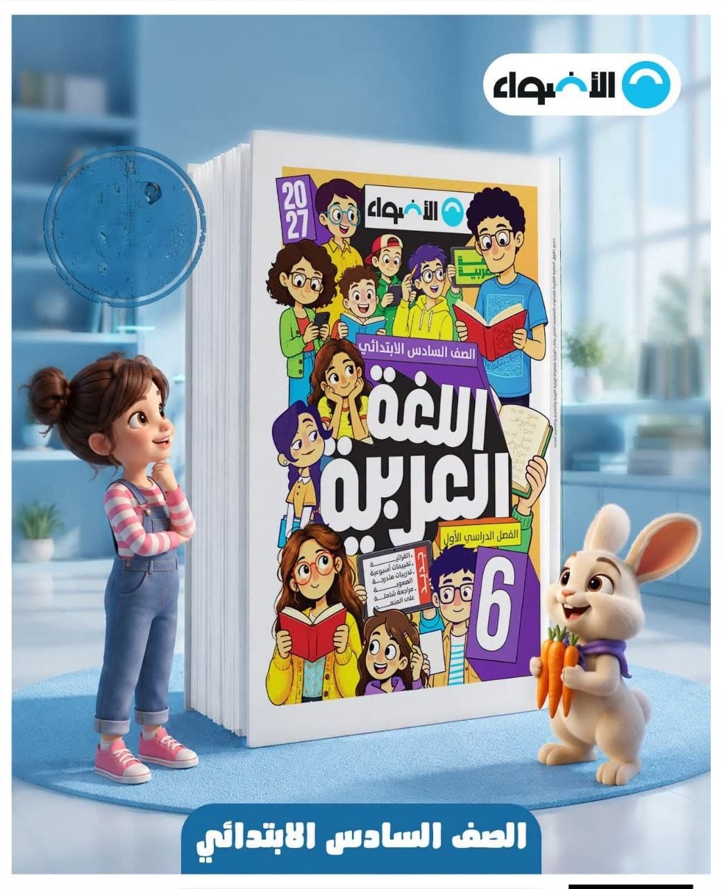 الاضواء اللغة العربية للصف السادس الابتدائي 